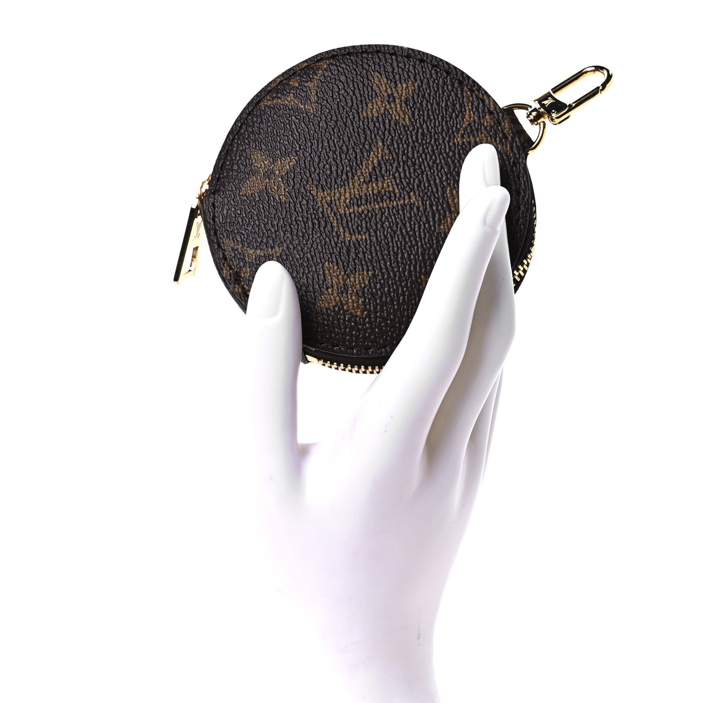 Monogram OnTheGo East West Round Coin Purse Red