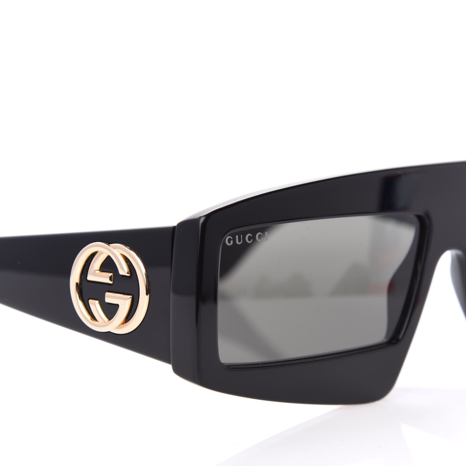 Gucci Acetate Rectangular GG0358S Sunglasses Black 7 of 8