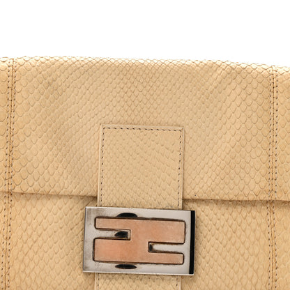 Fendi Snakeskin Baguette Light Beige 8 of 16