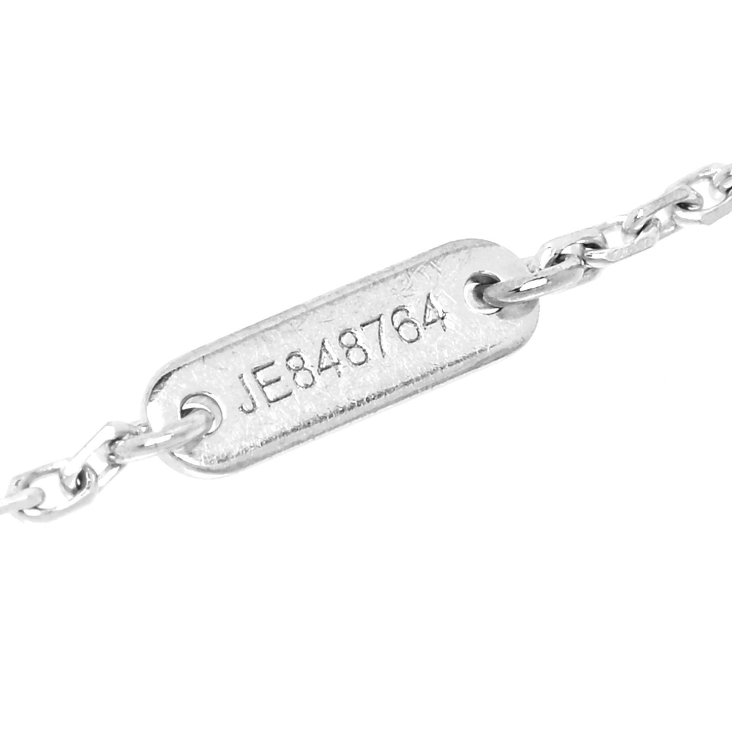 18K White Gold Diamond Sweet Alhambra Bracelet