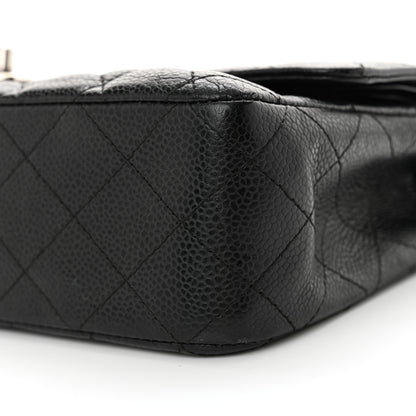 Chanel Caviar Quilted Medium Double Flap Black 10 of 13