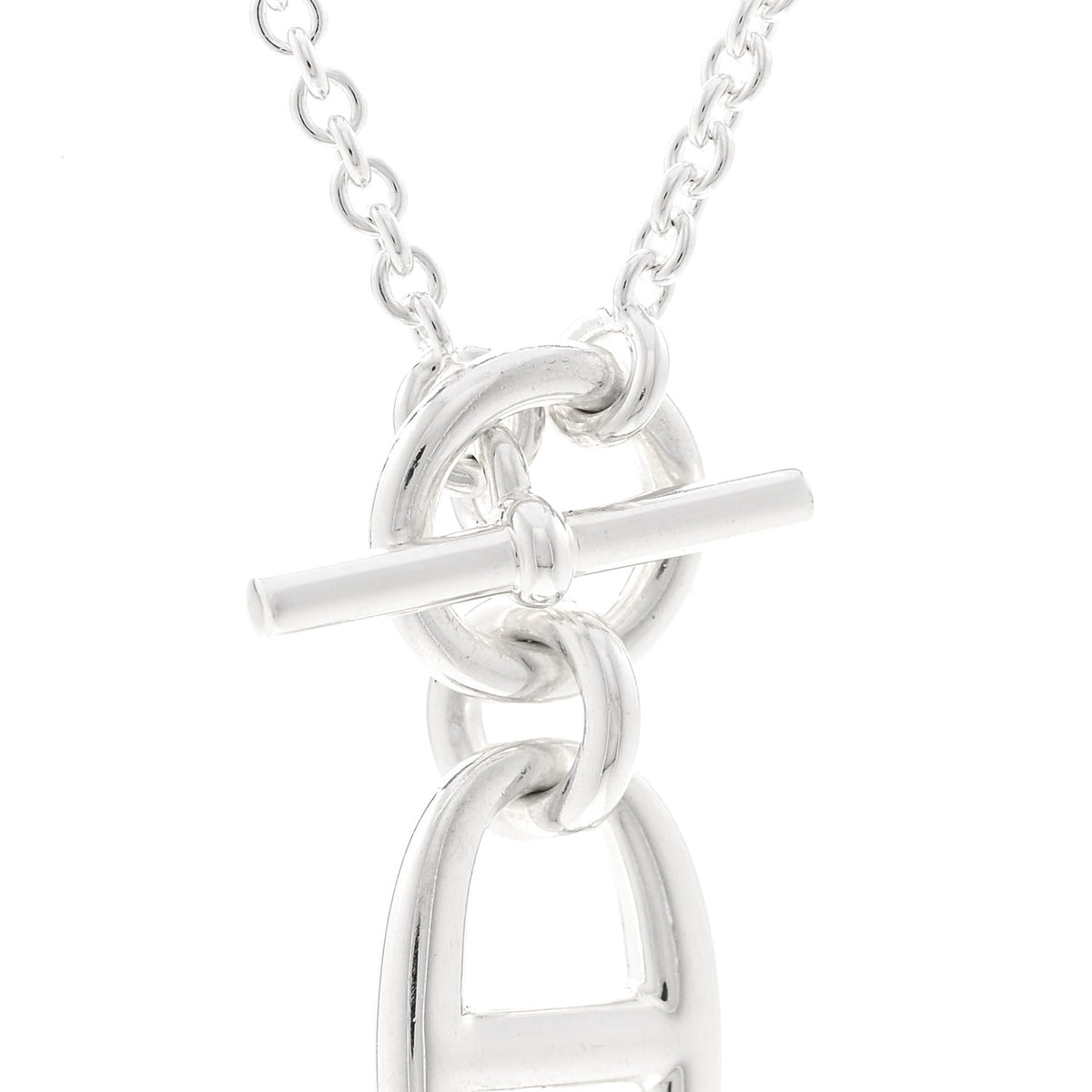 Sterling Silver Amulette Chaine d'Ancre Necklace