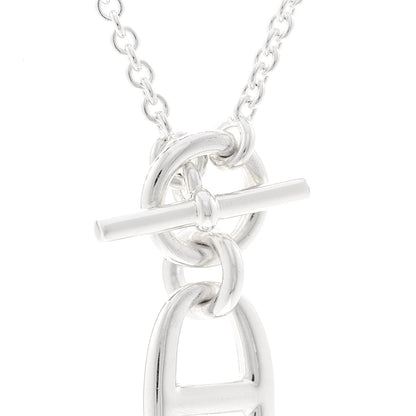 Hermes Sterling Silver Amulette Chaine d'Ancre Necklace 4 of 6
