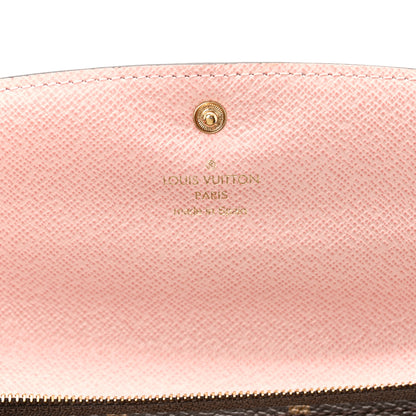 Louis Vuitton Monogram Emilie Wallet Rose Ballerine 7 of 8