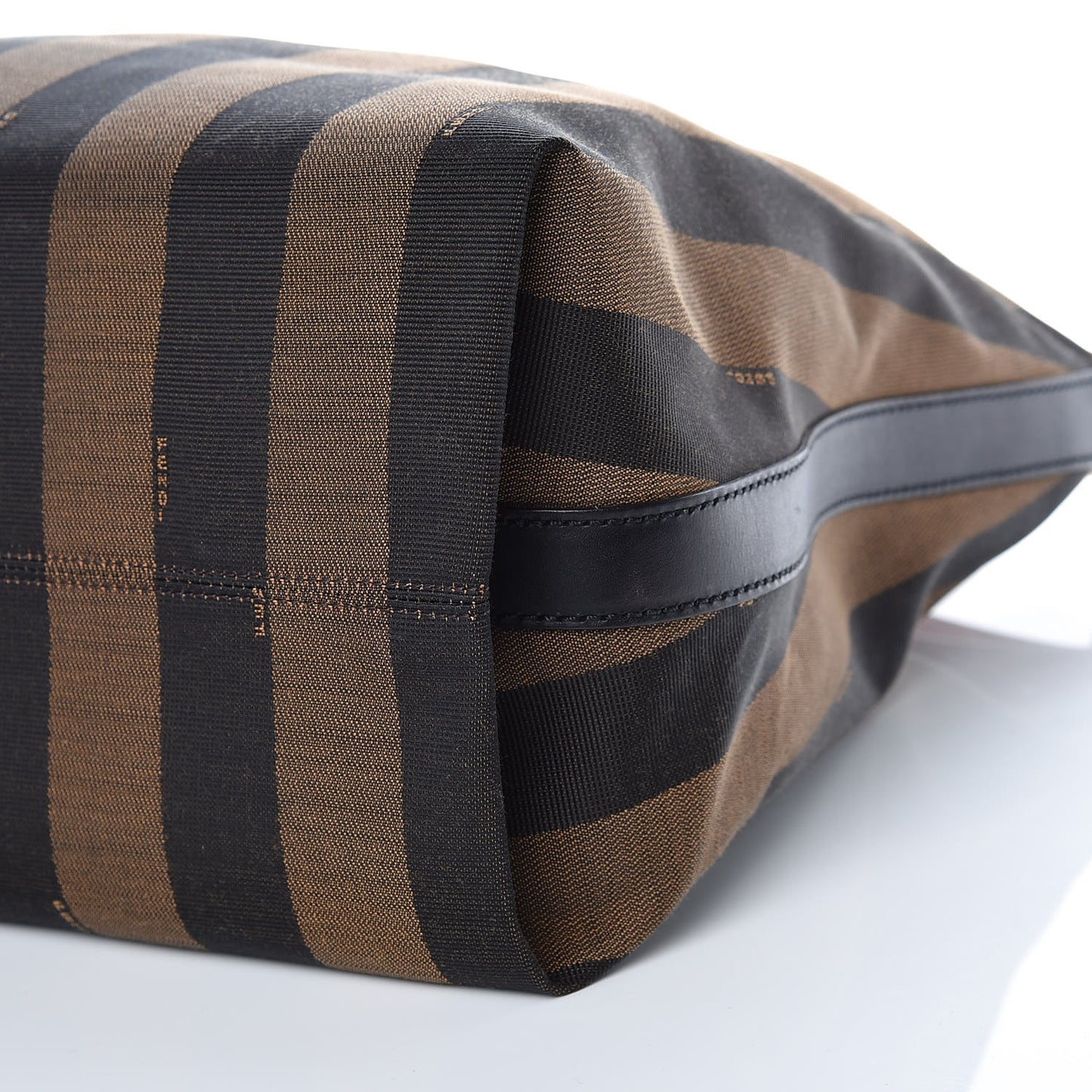 Pequin Cuoio Vegetale Large Hobo Tobacco Rosso Black