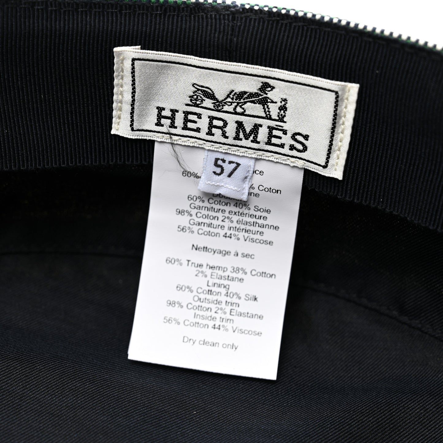 Cotton Hemp Cavale Pop Cap 57 Ecru Marine