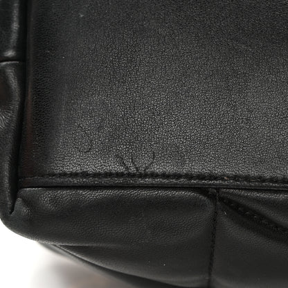 Saint Laurent Lambskin Quilted Small Loulou Puffer Monogram Chain Satchel Black 13 of 17