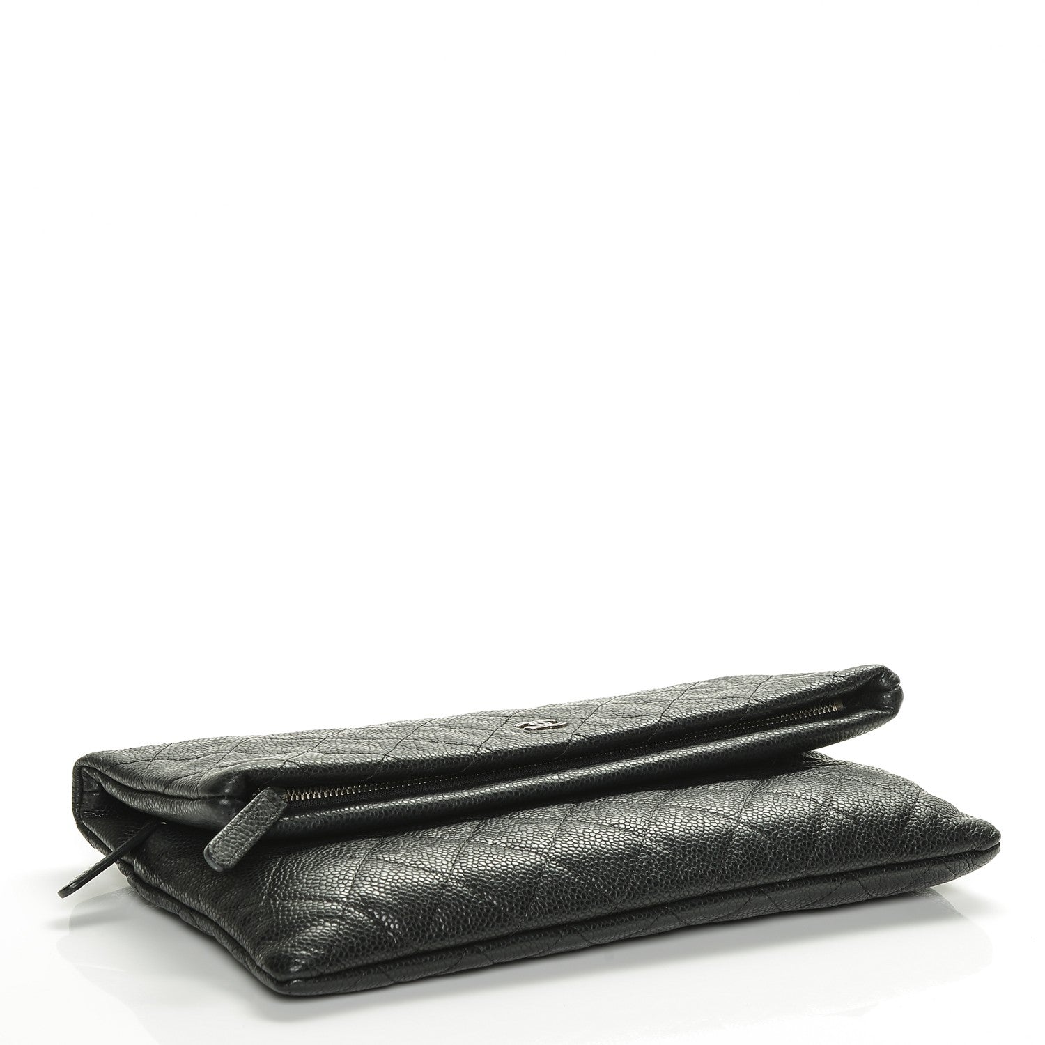 Chanel Caviar Quilted CC Beauty Clutch Black 4 of 7