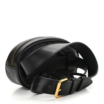 Gucci Calfskin Matelasse GG Marmont Belt Bag 75 30 Black 2 of 7