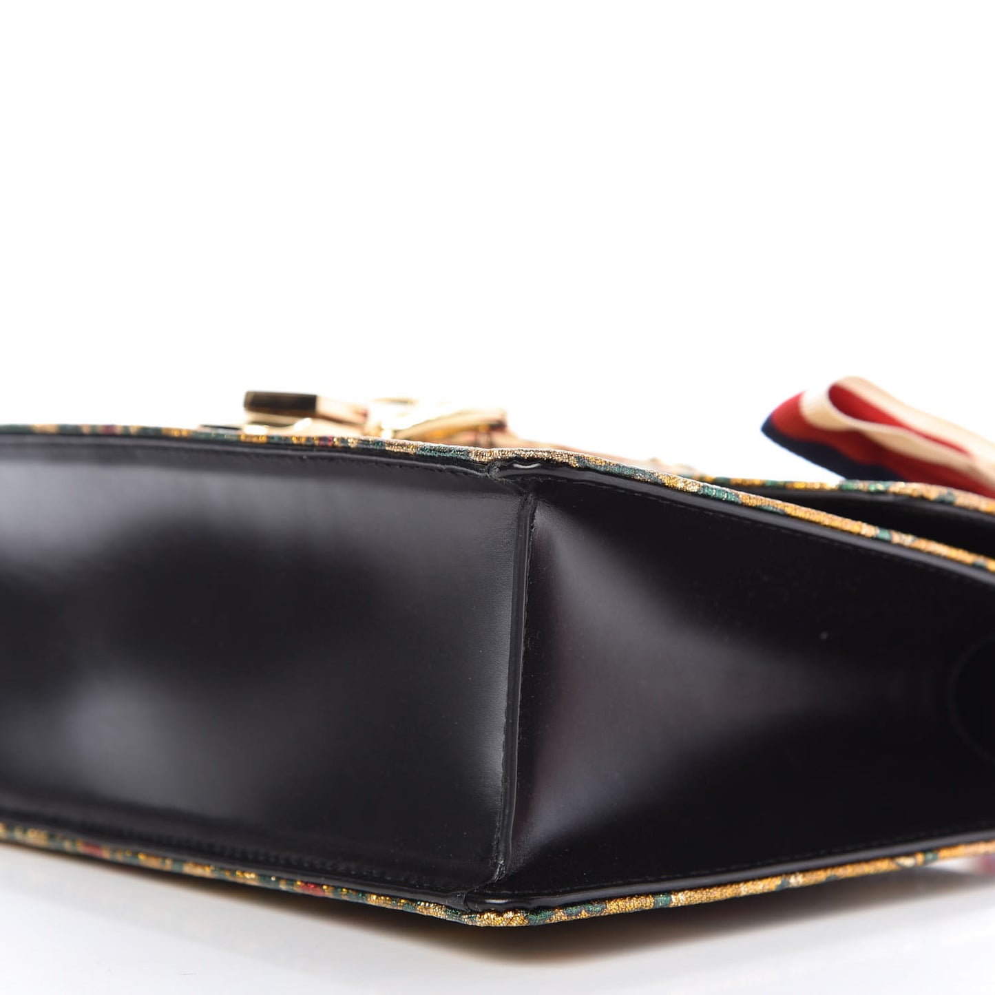 Iridescent Brocade Small Sylvie Shoulder Bag Gold