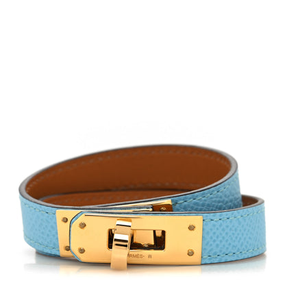 Hermes Swift Kelly Double Tour Bracelet Celeste 1 of 6