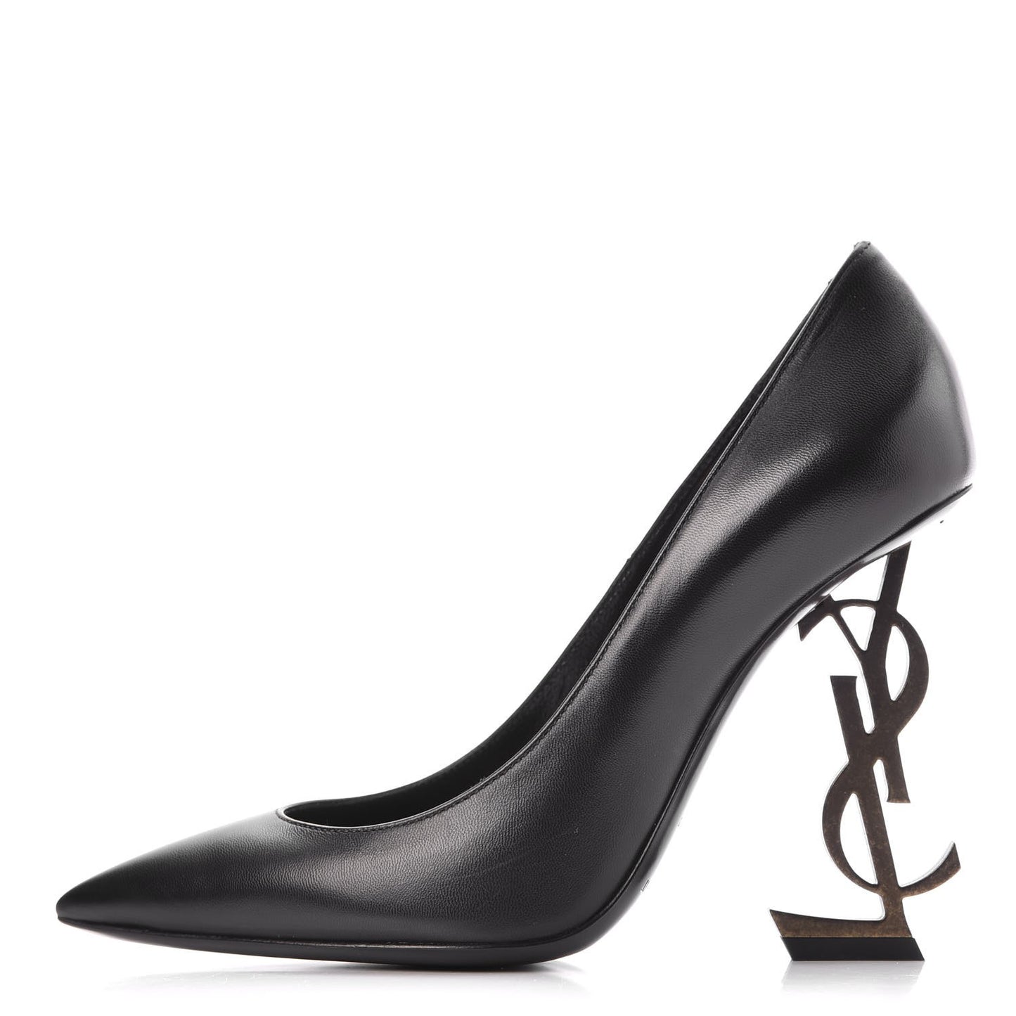 Calfskin Opyum 100 Pumps 35 Black Gold