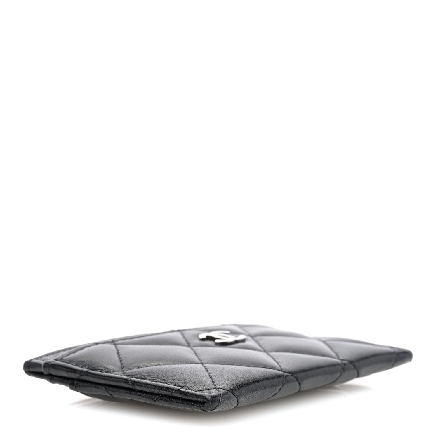 Chanel Lambskin Quilted Card Holder Black 4 of 9