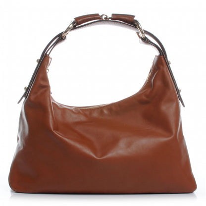 Gucci Leather Medium Horsebit Chain Hobo 1 of 7