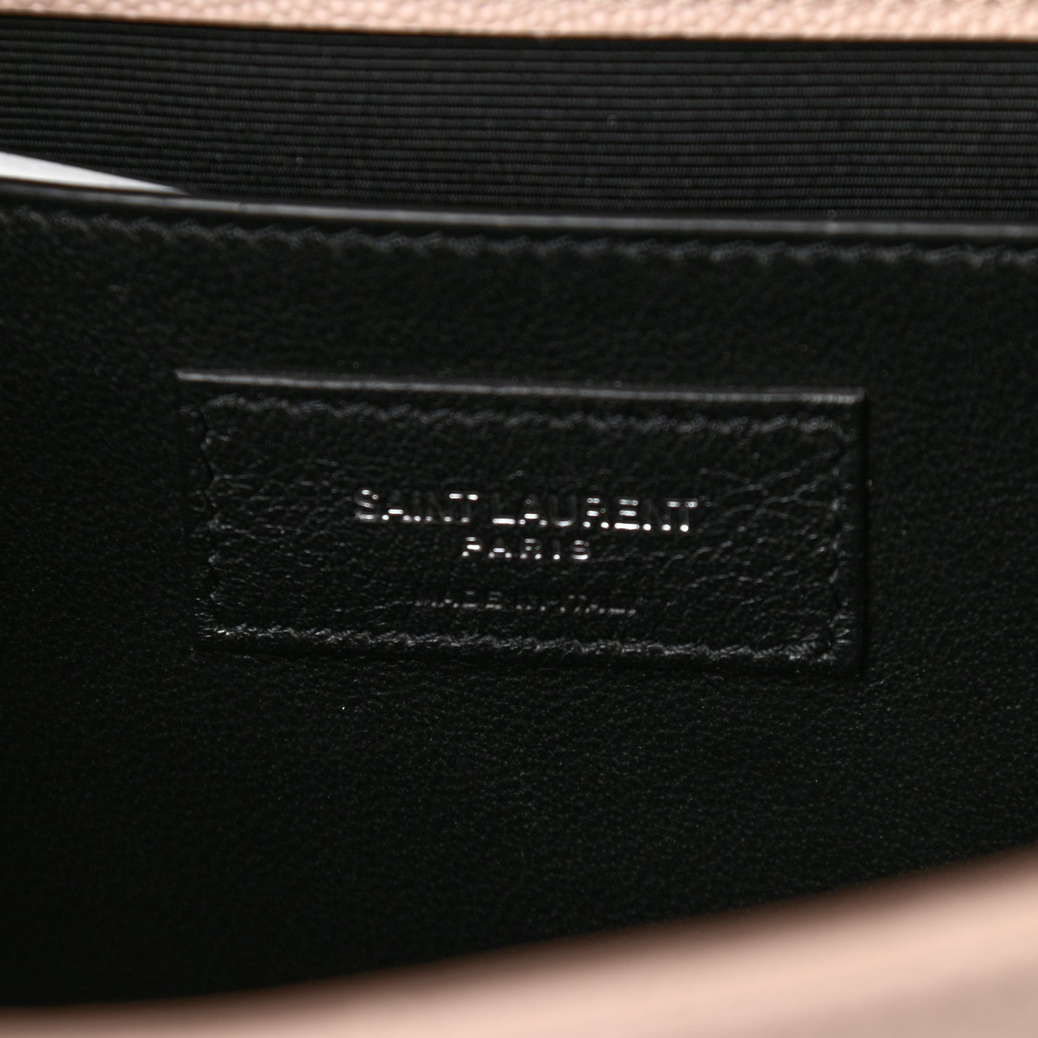 Saint Laurent Grain De Poudre Textured Mixed Matelasse Medium Triquilt Monogram Satchel Marble Pink 6 of 9