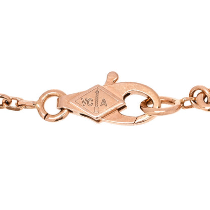 Van Cleef & Arpels 18K Rose Gold 6 Motifs Sweet Alhambra Bracelet 5 of 5