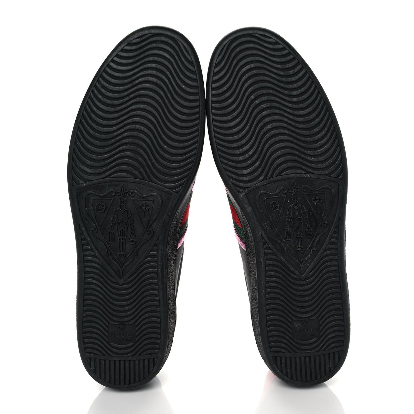 Calfskin Ayers Web Flames Embroidered Mens Ace Sneakers 11.5 Black