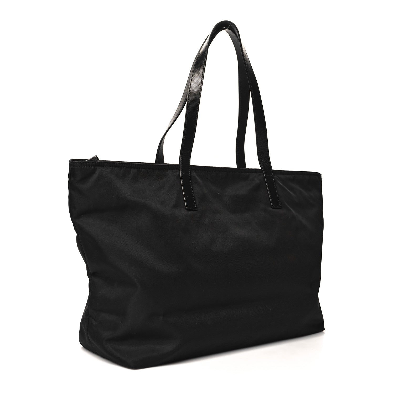 Prada Tessuto Nylon Saffiano Pocket Tote Black 3 of 10