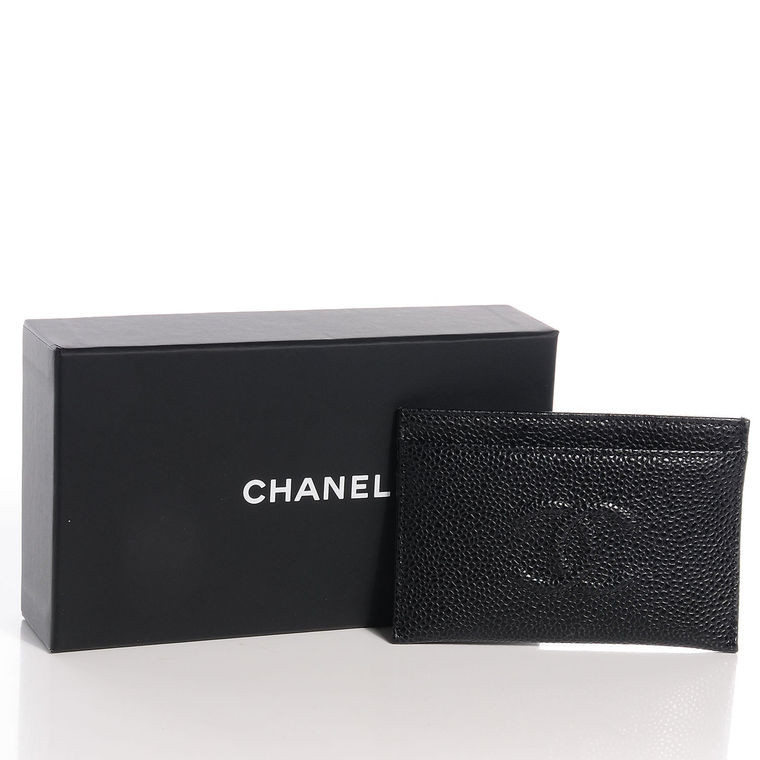 Chanel Caviar Timeless CC Card Holder Black 5 of 9