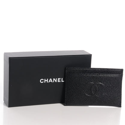 Chanel Caviar Timeless CC Card Holder Black 5 of 9