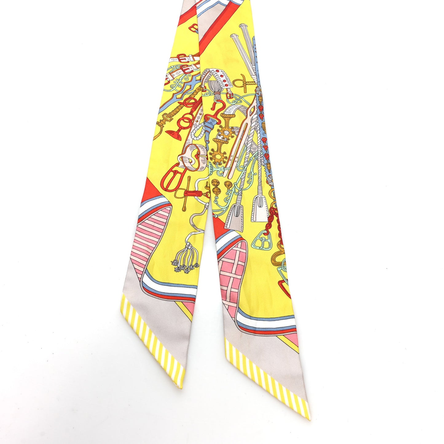 Silk Bouquets Selliers Twilly Jaune Vif Rouge Multicolor