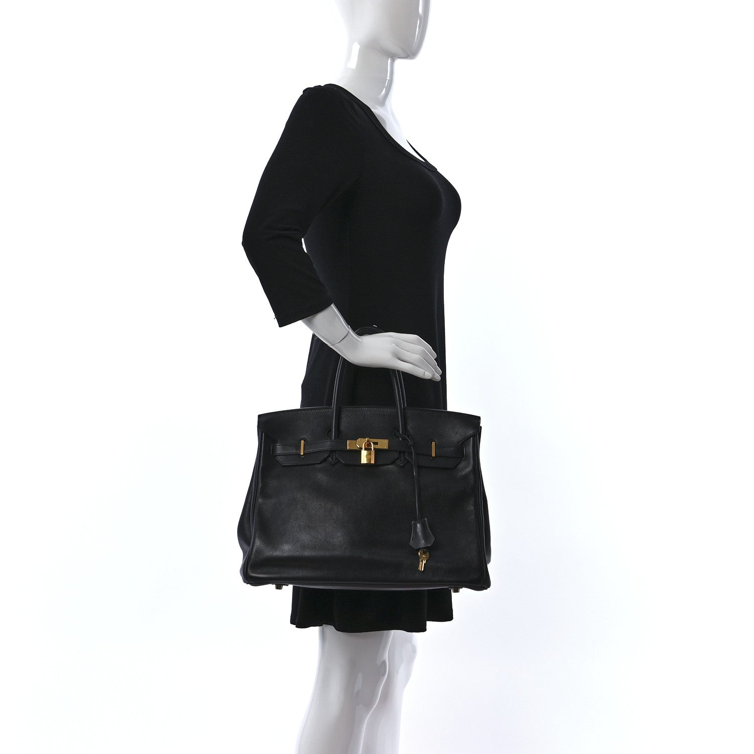 Hermes Swift Birkin 35 Black 2 of 22