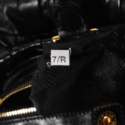 Prada Nappa Gaufre Tote Nero Black 9 of 10