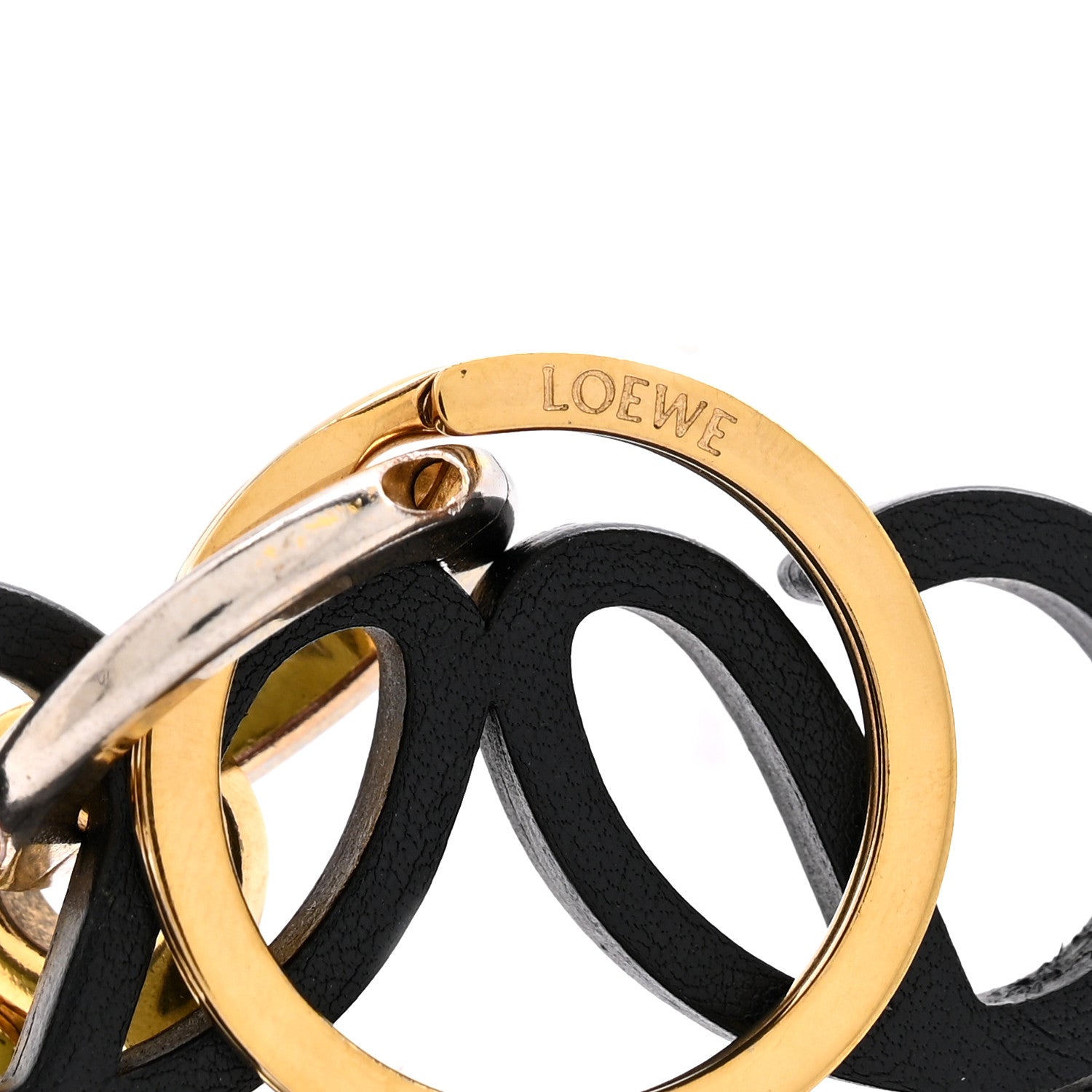 Loewe Calfskin Anagram Bag Charm Key Holder Rosemary 3 of 7