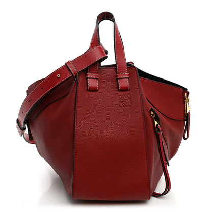 Loewe Grained Calfskin Small Hammock Shoulder Bag Raspberry 1 of 10