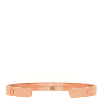 Cartier 18K Pink Gold LOVE Cuff Bracelet 18 3 of 5