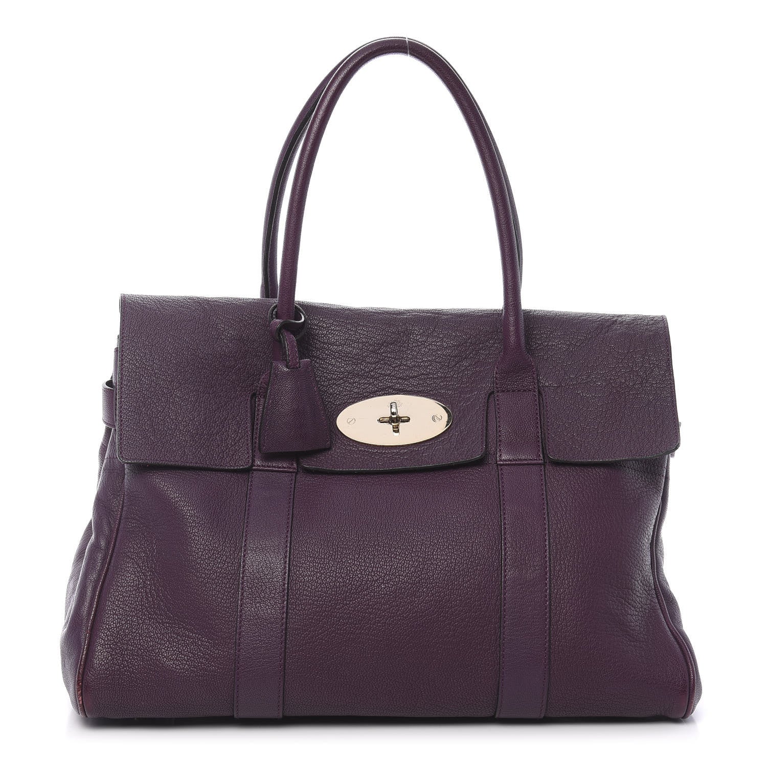 Mulberry Goatskin Bayswater Aubergine 1 of 12