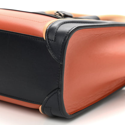 Celine Smooth Calfskin Nano Tri-Color Luggage Brick 9 of 10