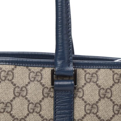 Gucci GG Plus Monogram Medium Joy Tote Navy 11 of 12
