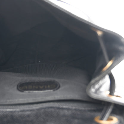 Chanel Caviar CC Backpack Black 5 of 10