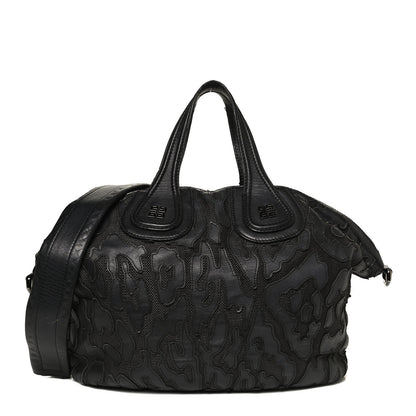 Givenchy Raffia Lambskin Patchwork Nightingale Black 1 of 12