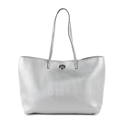 Fendi Cuoio Romano Lux Selleria Carla Shopping Tote Argento 1 of 9