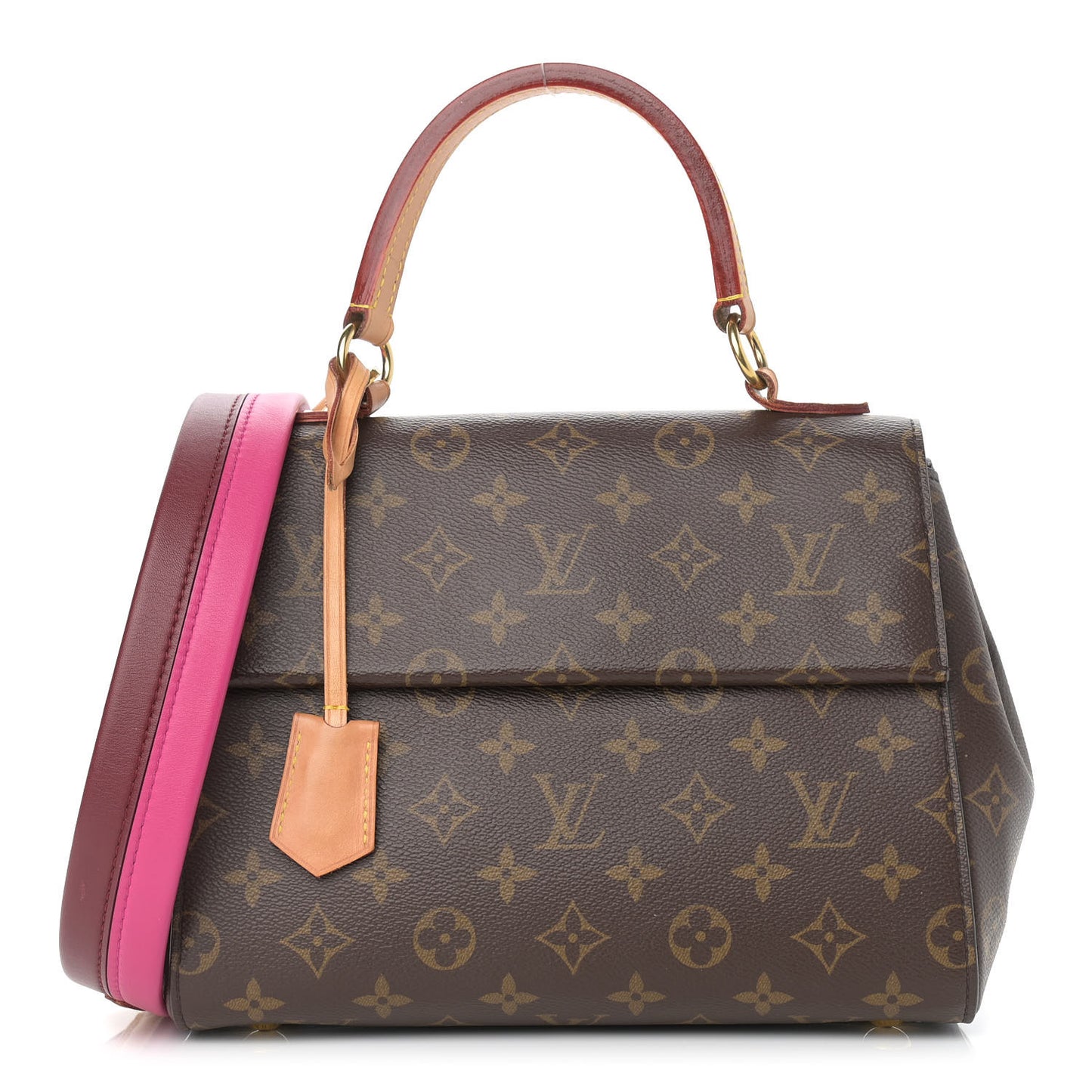 Monogram Cluny BB Bordeaux Fuchsia