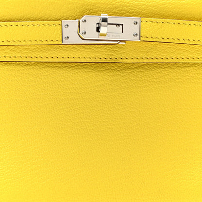 Hermes Chevre Mysore Mini Kelly Sellier 20 Jaune Citron 8 of 11