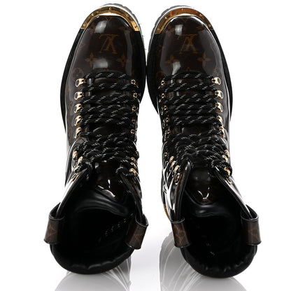 Louis Vuitton Monogram Glaze Mens Outland Ankle Boots 8.5 Ebene 2 of 10