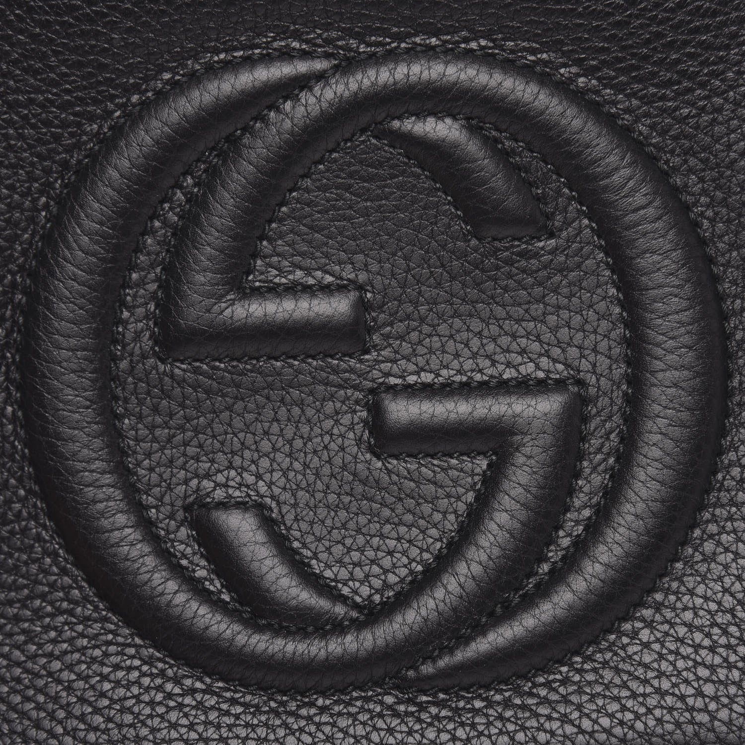 Gucci Pebbled Calfskin Small Soho Disco Bag Black 9 of 9