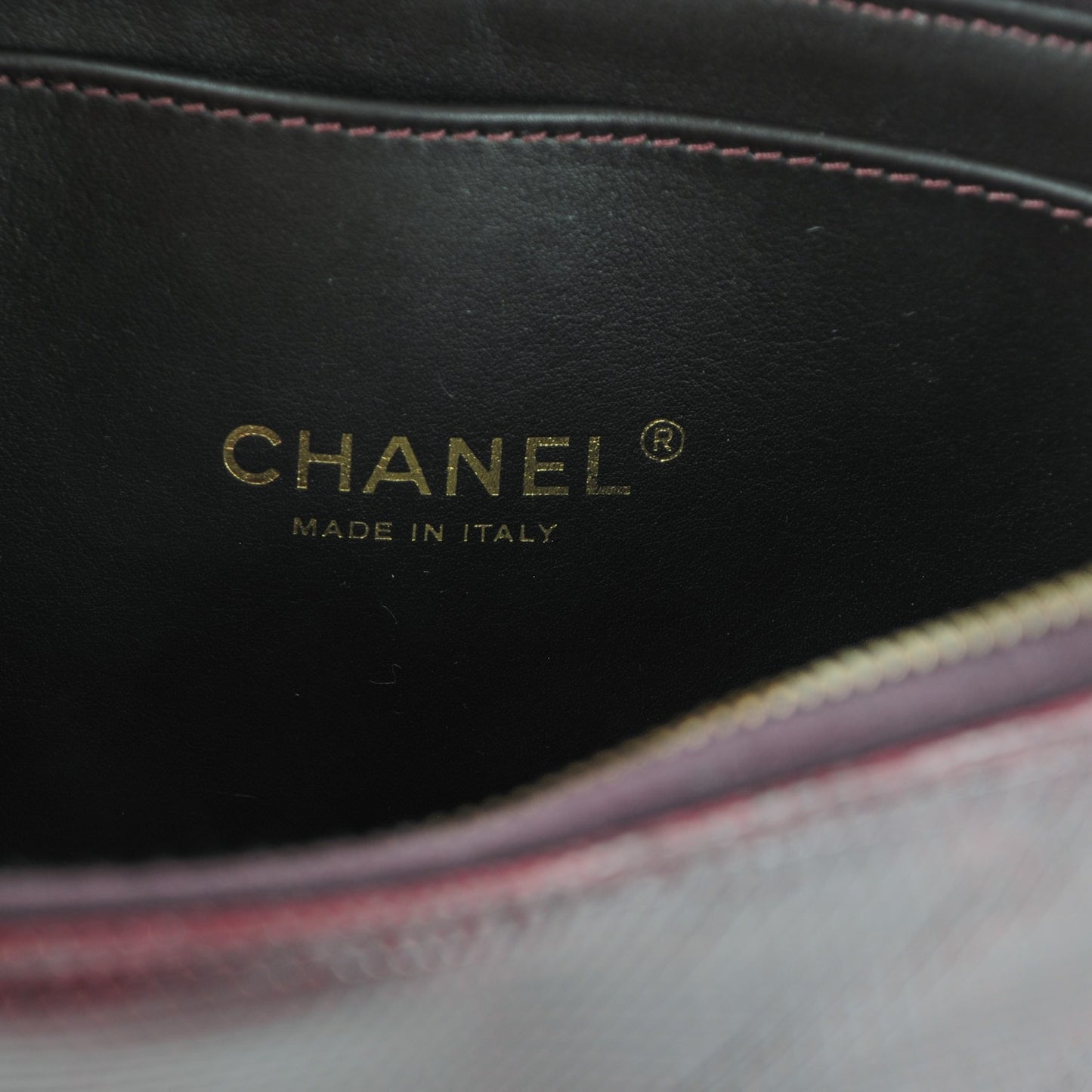 Lizard Boy Clutch Burgundy