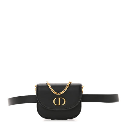 Christian Dior Calfskin 30 Montaigne Removable Pouch Black 1 of 11