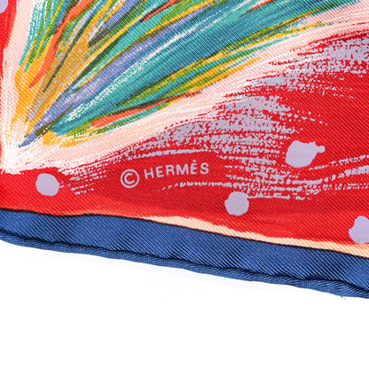 Hermes Silk Feux Du Ciel Scarf 90 3 of 4