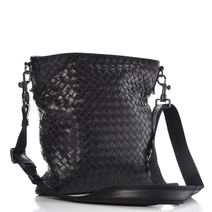 Bottega Veneta Nappa Intrecciato Crossbody Bag Nero Black 3 of 16
