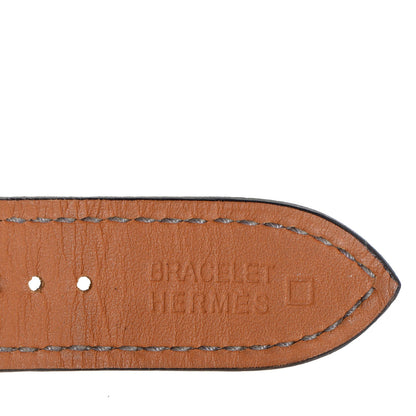 Hermes Stainless Steel Alligator 41mm Arceau Squelette Automatic Watch Noir 4 of 9