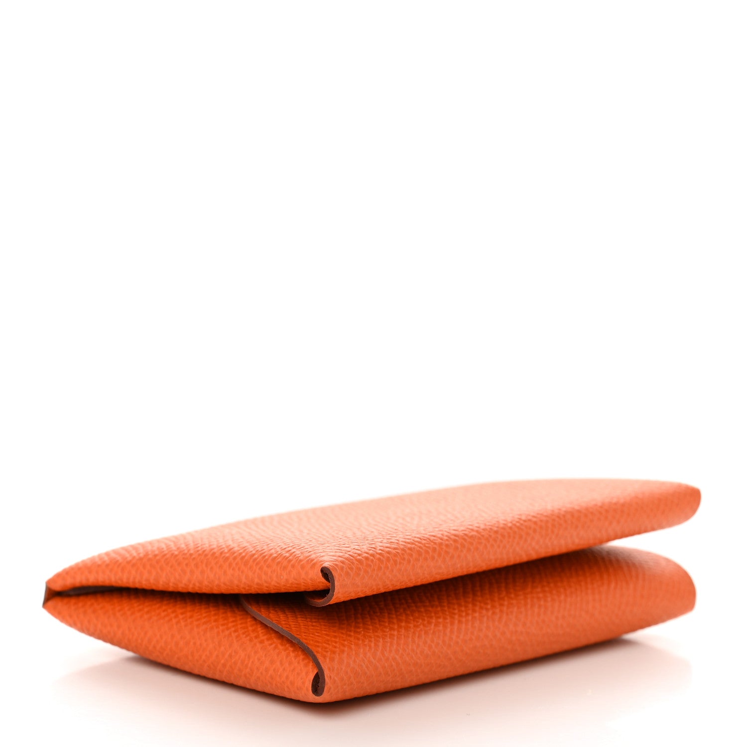 Hermes Epsom Calvi Duo Card Case Orange 4 of 7