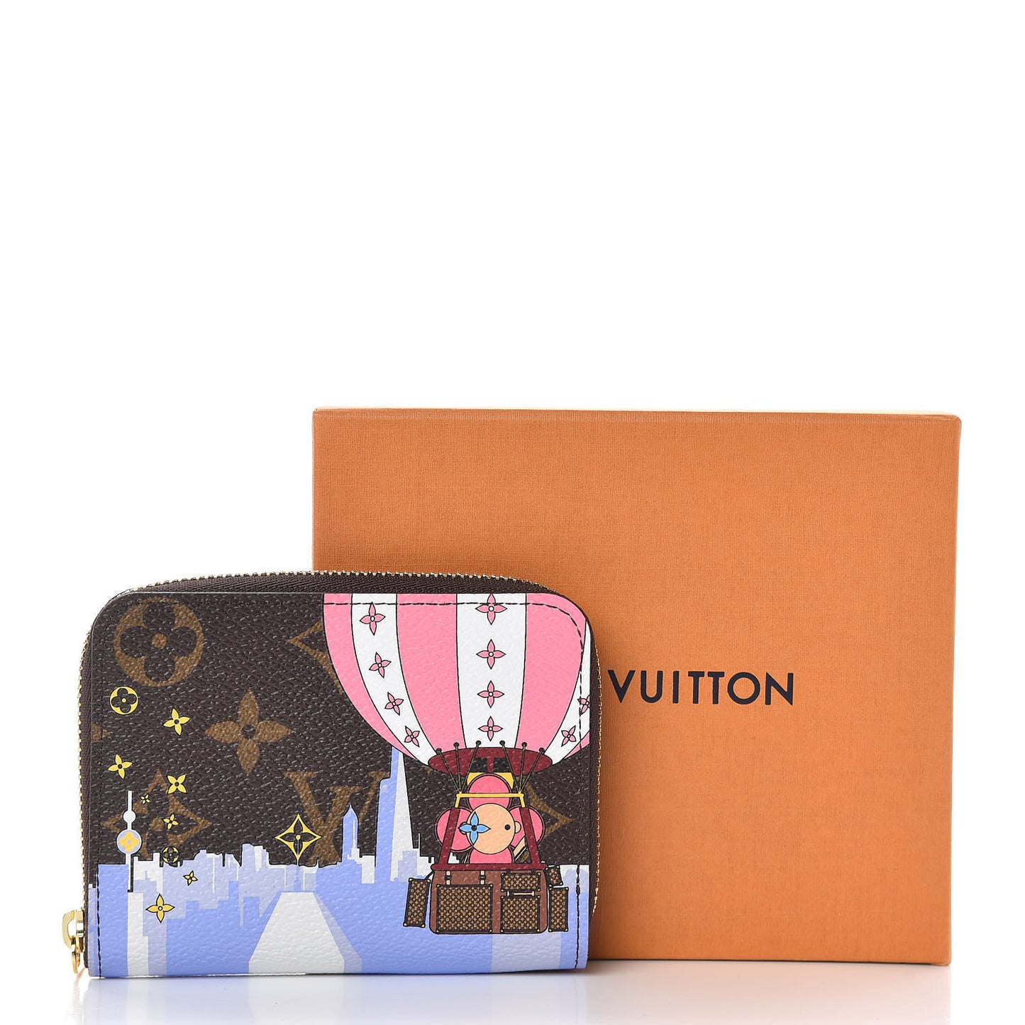 Monogram 2019 Christmas Animation Zippy Coin Purse