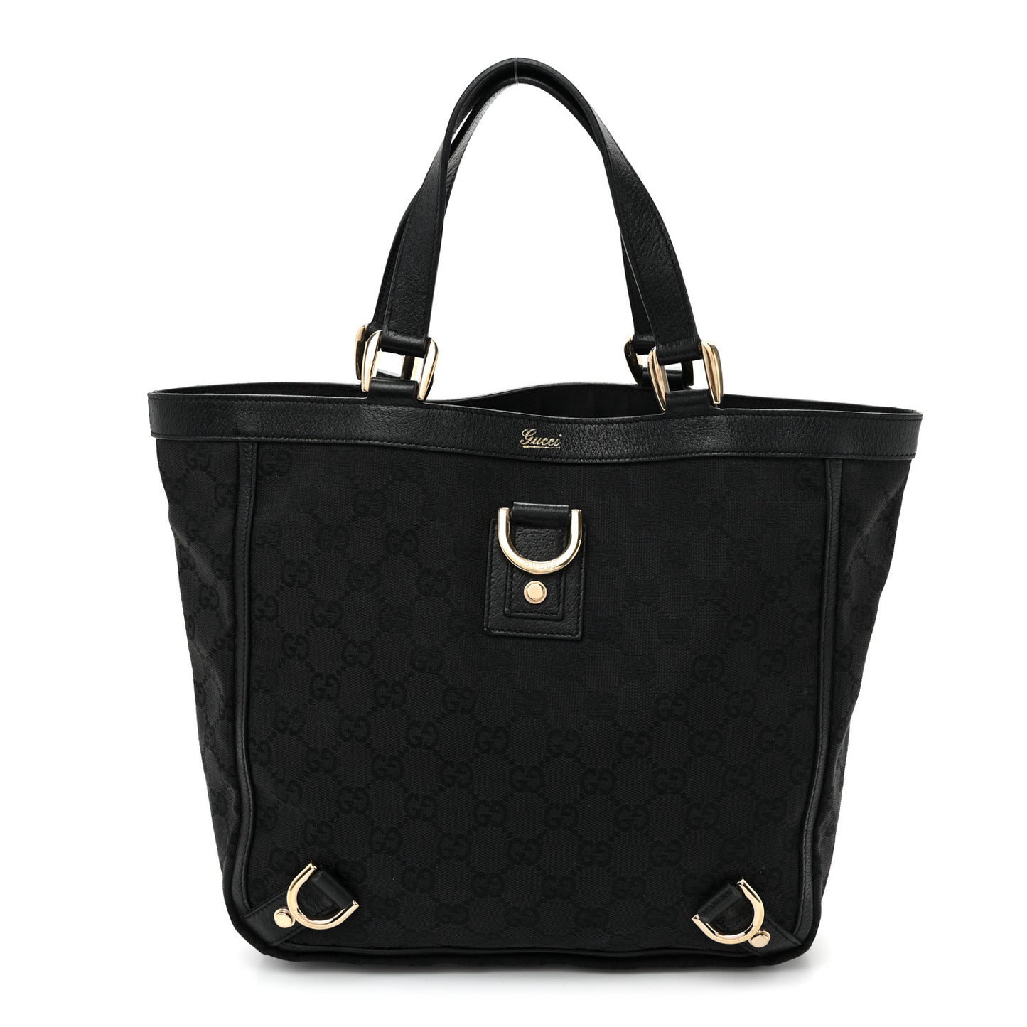 Monogram Small Abbey Tote Black