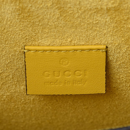 Gucci GG Supreme Monogram Crystal Bow Embroidered Medium Dionysus Shoulder Bag Yellow 6 of 8