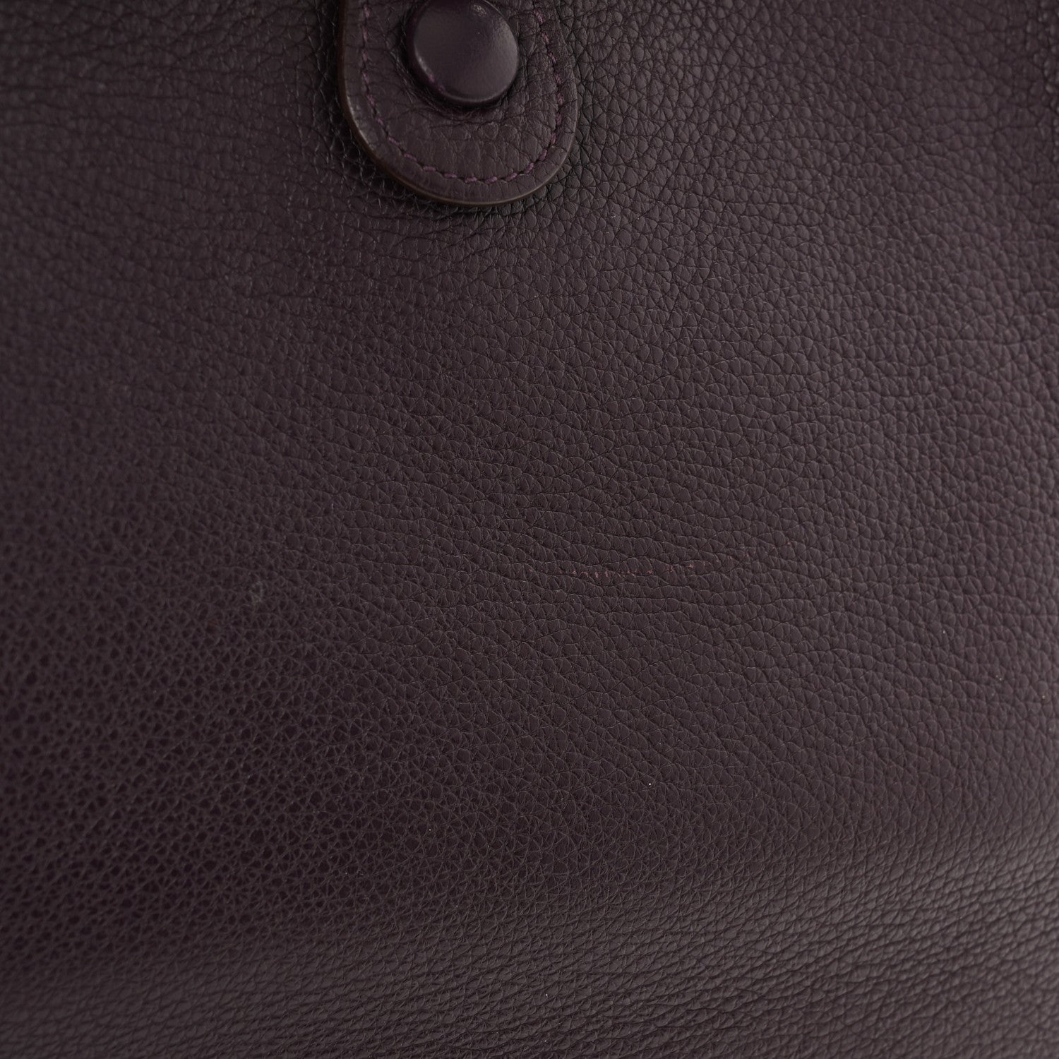 Hermes Taurillon Clemence Evelyne PM Raisin 12 of 12